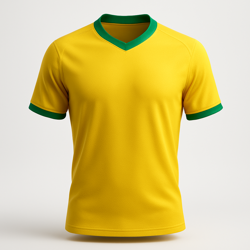 Camisa amarela seleção brasileira 3D